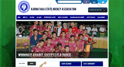 Desktop Screenshot of karnatakahockey.com